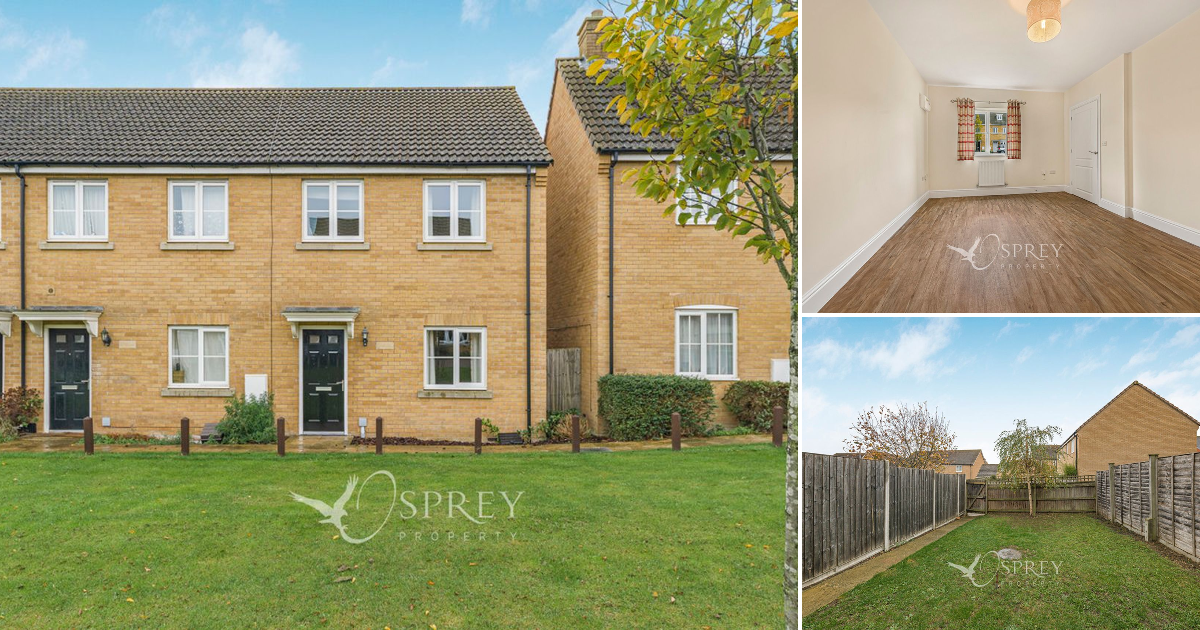 3 bed terraced house for sale in Creed Road, Oundle, Northamptonshire ...